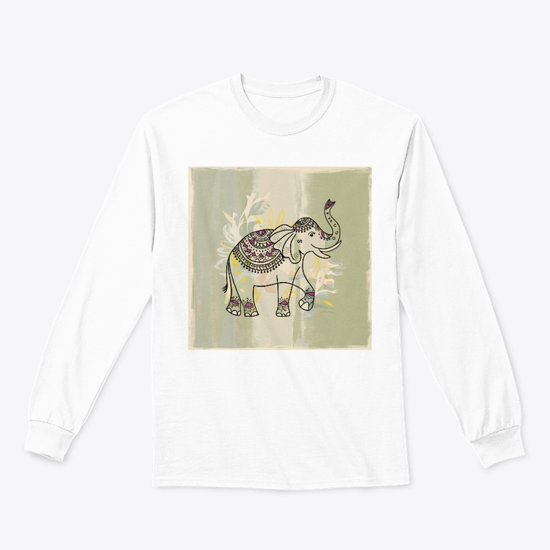 Elephant classic long sleeve tee