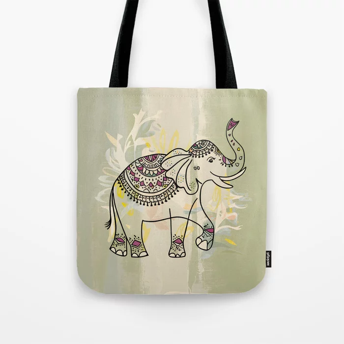 Elephant Tote Bag